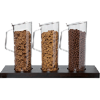 Емкость д/мюсли;пластик;1,5л;D=10,H=28см