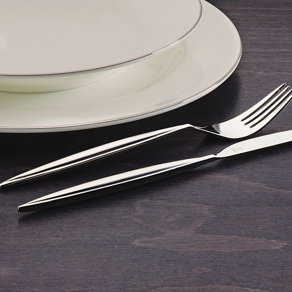 Вилка столовая «Монтевидео»;хромоник. сталь;,L=21,3см;металлич.