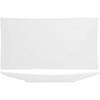 Блюдо «Кунстверк» прямоугольное;фарфор;,H=28,L=330,B=160мм;белый
