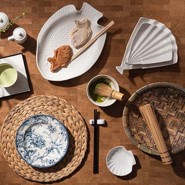 Блюдо «Кунстверк» веер;фарфор;,H=40,L=205,B=175мм;белый