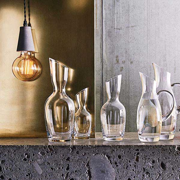 Кувшин «Инальто Инвито»;стекло;0,61л;D=12,9,H=23,5см;прозр.