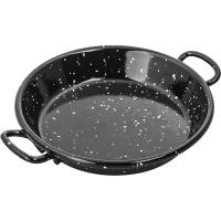 Сковорода порционная для паэльи эмалиров.;голуб.сталь;D=10,H=2см