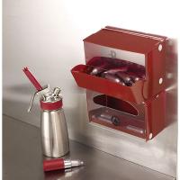 Диспенсер д/баллончиков д/сифона H=12.3см*2;пластик;,L=18,B=7см