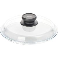 Крышка;стекло;D=20см;прозр.,черный
