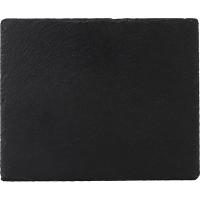 Блюдо для подачи;сланец натур.;,L=32,5,B=26,5см;черный