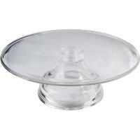 Подставка для торта;D=33,H=9см;прозр.