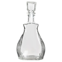 Штоф «Луи» с пробкой;стекло;0,5л;D=30,H=185,L=115,B=60мм;прозр.