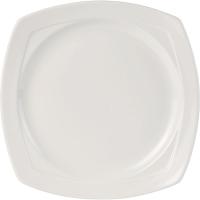 Тарелка «Симплисити» квадратная;фарфор;,L=28,B=28см;белый