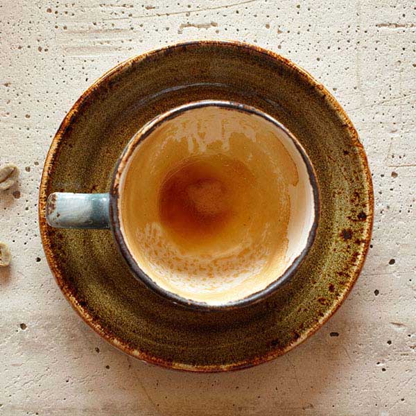 Блюдце «Крафт Браун»;фарфор;D=110/40,H=13мм;коричнев.