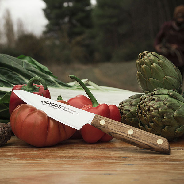 Нож поварской «Нордика»;сталь нерж.,дерево;,L=25,1/14см