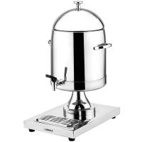 Диспенсер для молока с емкостью для льда;сталь нерж.;10,5л;,H=53,6,L=36,B=26см