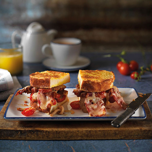 Блюдо «Блю Дэппл» прямоугольное;фарфор;,L=20,B=10см;белый,синий