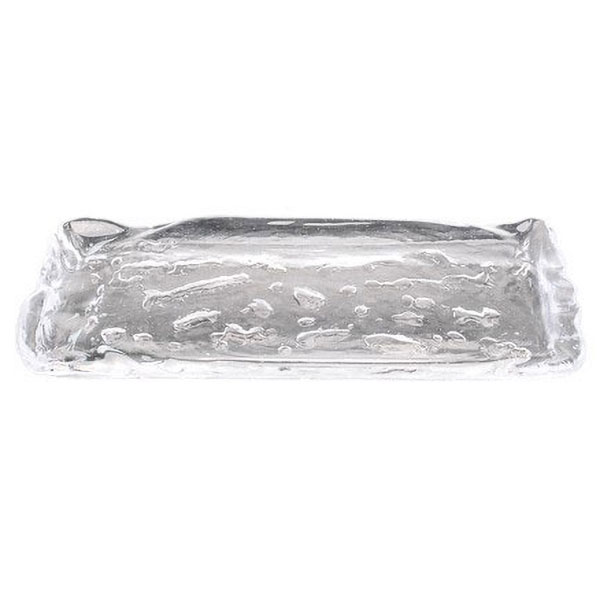 Блюдо сервировочное «Фрост»;стекло;,L=25,B=11см;прозр.