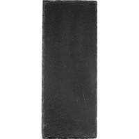 Блюдо для подачи;сланец натур.;,H=5,L=300,B=120мм;черный,матовый