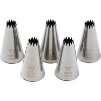 Насадка кондитерская «Открытая звезда»[5шт];сталь нерж.;D=25/9,H=45мм