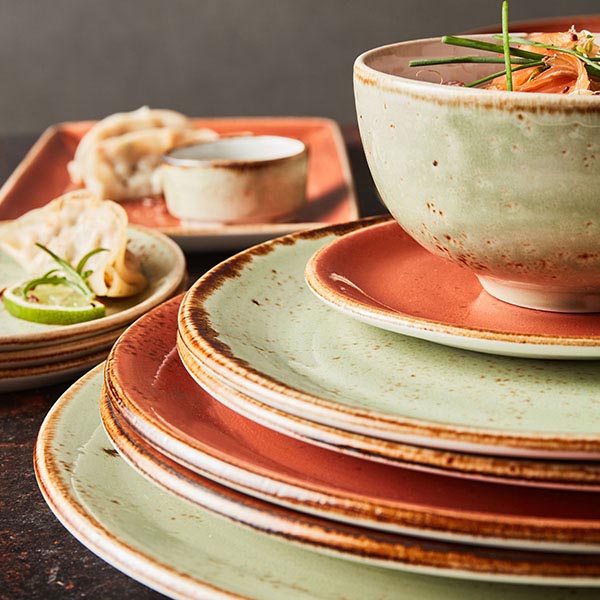 Тарелка пирожковая «Крафт Терракота»;фарфор;D=15,H=2см;терракот