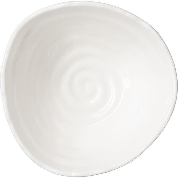 Салатник «Милк»;фарфор;300мл;D=13,H=6см;белый