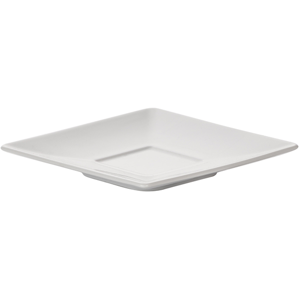 Блюдце «Классик» квадратное;фарфор;,L=14,B=14см;белый
