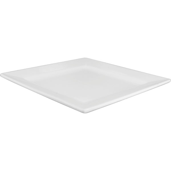 Тарелка «Кунстверк» квадратная;фарфор;,H=18,L=190,B=190мм;белый