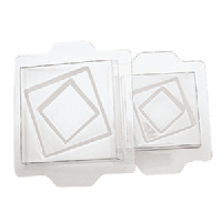 Форма д/морожен.[2шт];пластик;D=19см;прозр.