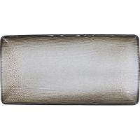 Блюдо «Свелл» прямоугольное;керамика;,L=30см;коричнев.