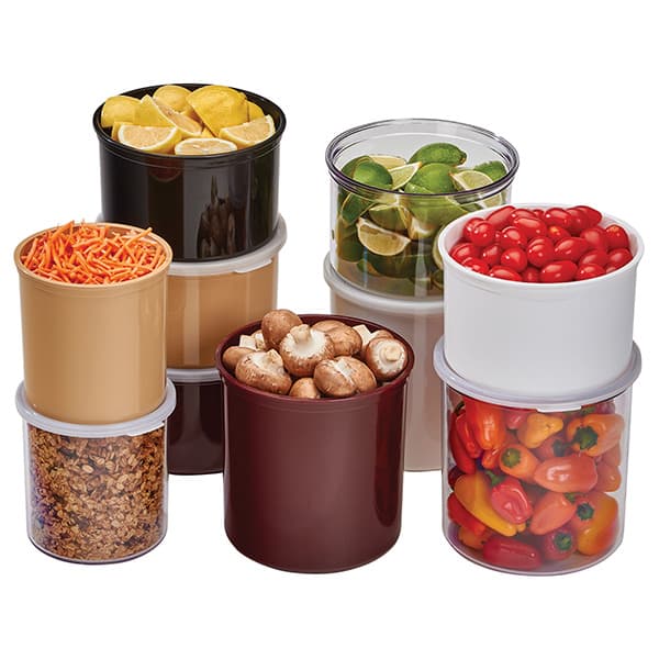 Контейнер для продуктов;пластик;0,76л;D=13,3,H=13,7см;прозр.