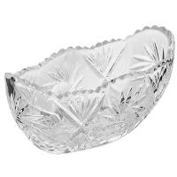 Ваза д/конфет 2вел.;хрусталь;прозр.