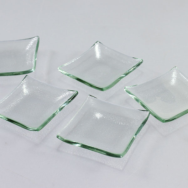 Блюдо сервировочное для канапе;стекло;,L=8,B=6см;прозр.