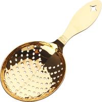 Стрейнер для джулепа;сталь нерж.,золото;D=75,L=150мм;золотой