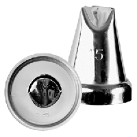 Насадка кондитерская «Георгин»;сталь нерж.;D=22/10,H=30мм;металлич.