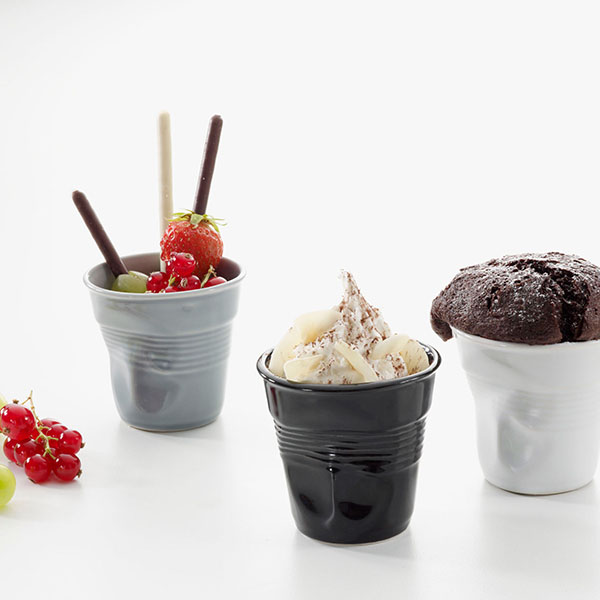 Стакан для горячих напитков «Фруассэ»;фарфор;1л;D=14,2,H=15см;черный