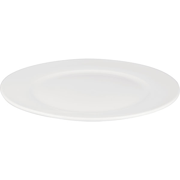 Тарелка «Кунстверк» мелкая;фарфор;D=27,H=2см;белый