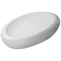 Блюдо для подачи «Нинфа»;фарфор;,H=50,L=315,B=210мм;белый,матовый