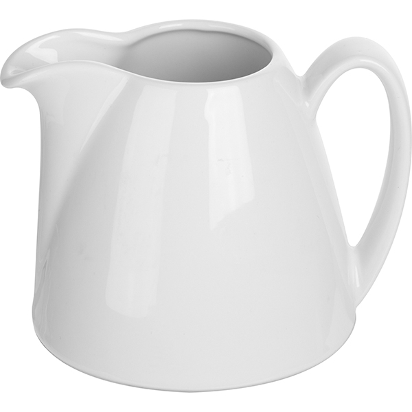 Молочник «Лив»;фарфор;285мл;D=4,H=9,L=11см;белый