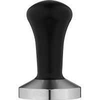 Темпер для кофе;сталь нерж.,дерево;D=57,H=95мм;стальной,черный