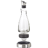 Графин «Флоу» с охладителем;стекло,сталь нерж.;1л;D=16,H=25см Графин «Флоу» с охладителем;стекло,сталь нерж.;1л;D=16,H=25см