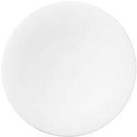 Тарелка «Снайп Деко» мелкая;кост.фарф.;D=27см;белый