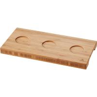 Блюдо для подачи для соусников;бамбук;,H=15,L=250,B=120мм;св. дерево