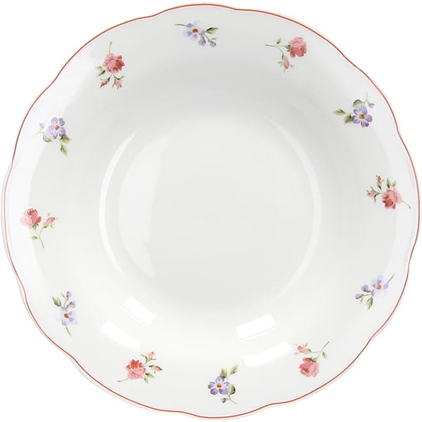 Набор посуды «Поэма Камарг» тарелки[18шт];фарфор;белый,розов.
