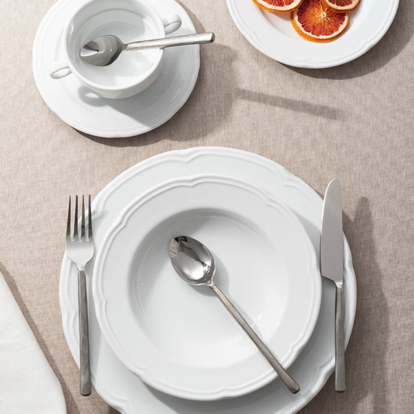 Нож столовый «Концепт №4»;сталь нерж.;,L=23см;металлич.