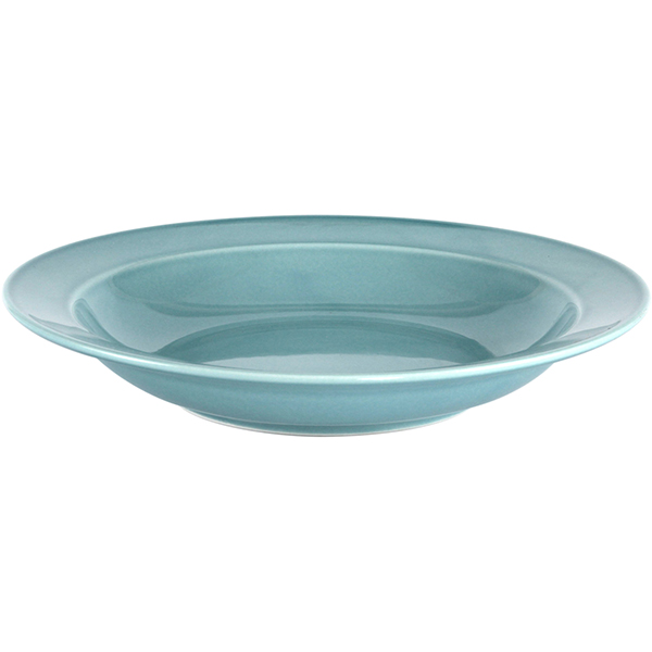 Тарелка глубокая «Акварель» Принц;фарфор;400мл;D=225,H=39мм;голуб.