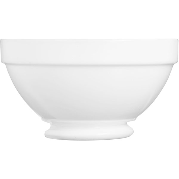 Салатник «Ресторан»;стекло;0,53л;D=13,H=7см;белый