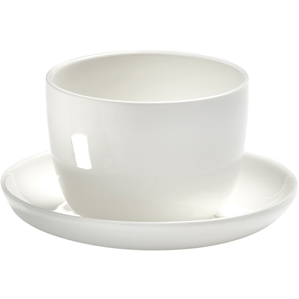 Стакан для горячих напитков «Бейс»;фарфор;100мл;D=60,H=45мм;белый,глянц.