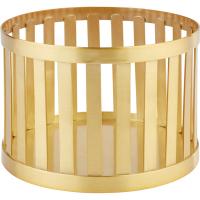 Подставка-корзина;металл;D=15,H=10,5см;золотой