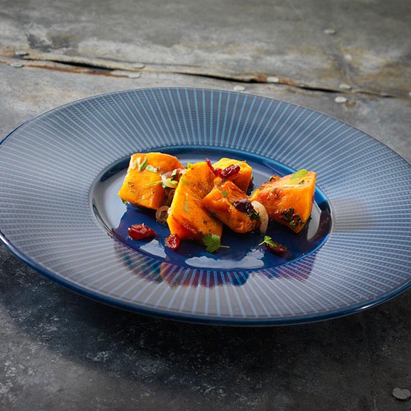 Тарелка «Виллоу Азур» мелкая с широким бортом;фарфор;D=285,H=25мм;синий