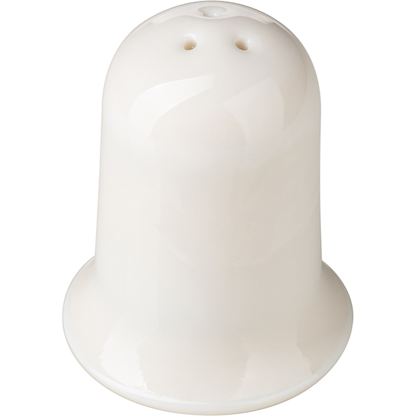 Солонка «Гастрономи»;стекло;58мл;D=35,H=55,L=45мм;слон.кость