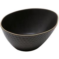Салатник «Кюпсели»;керамика;1,2л;,H=90,L=205,B=160мм;черный