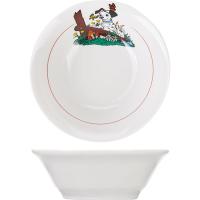 Салатник «Далматинцы»;фарфор;360мл;D=14,H=5см;белый