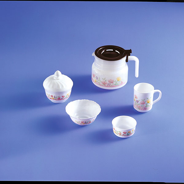 Салатник;стекло;270мл;D=12см;белый,разноцветн.