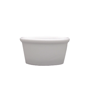 Соусник «Америка»;фарфор;90мл;D=8,H=4см;белый